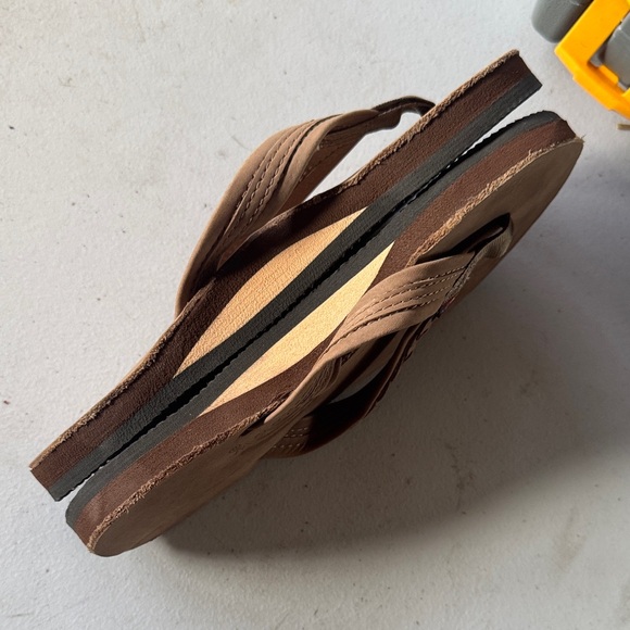 Rainbow Tan Braided Flip-Flops - Picture 4 of 5